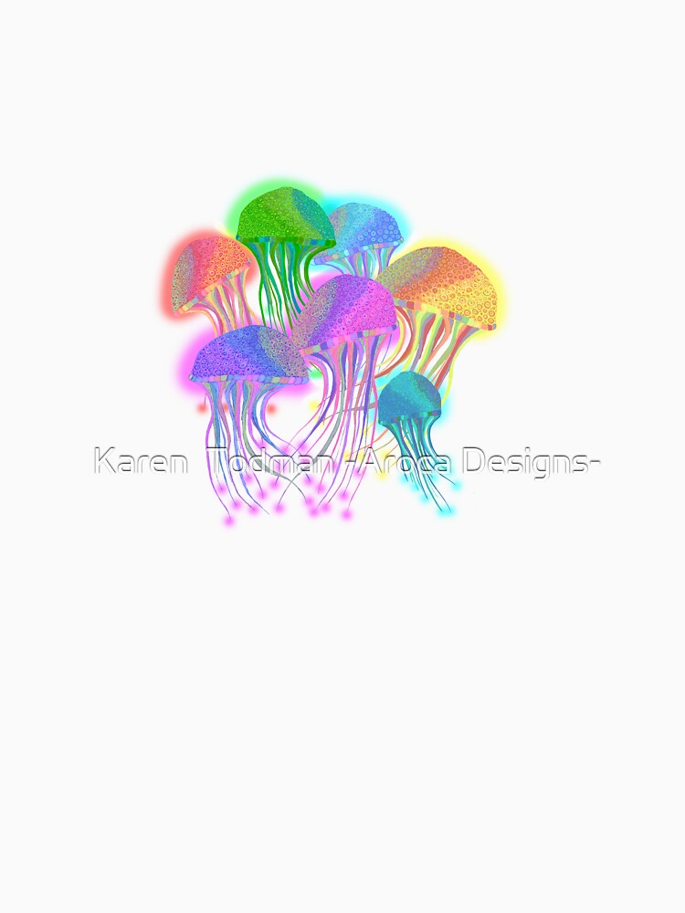 Jellyfish dreaming by Karen  Todman -Aroca Designs-