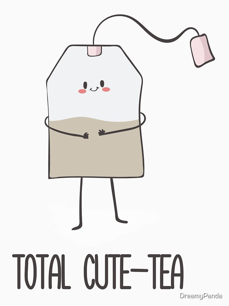 Total Cute-tea Funny Cute Tea T Shirt by DreamyPanda