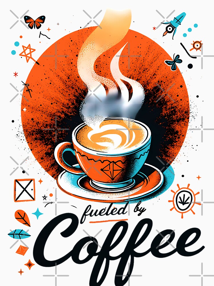 "Fueled by Coffee” – Morning Fuel for Caffeine Junkies 6 by RWZCraftedPixels