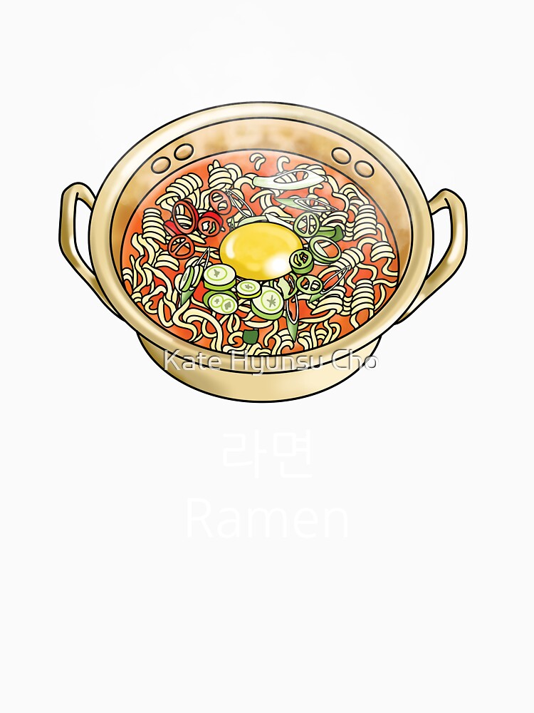 Ramen, Ramyun, Korean Instant Spicy Noodle Soup, Korean Food by Kate Hyunsu Cho