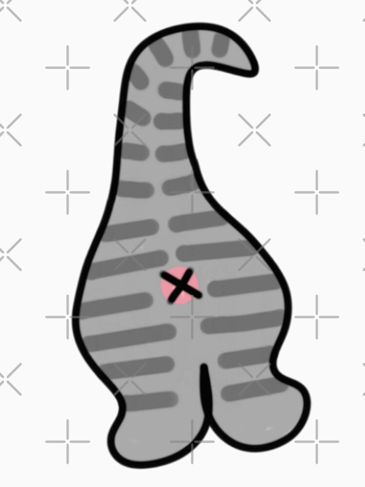 Cat Butt - Tabby by Mekredez