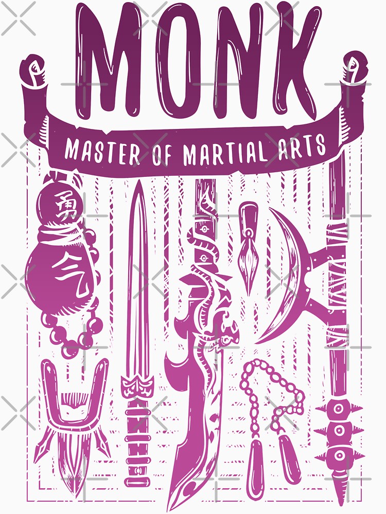 MONK - Master of Martial Arts (Color) by RoleplayRealm