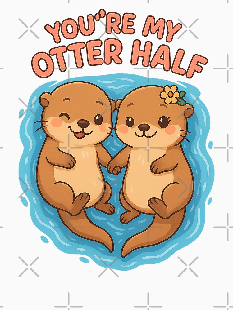 You’re My Otter Half by Moons Studio