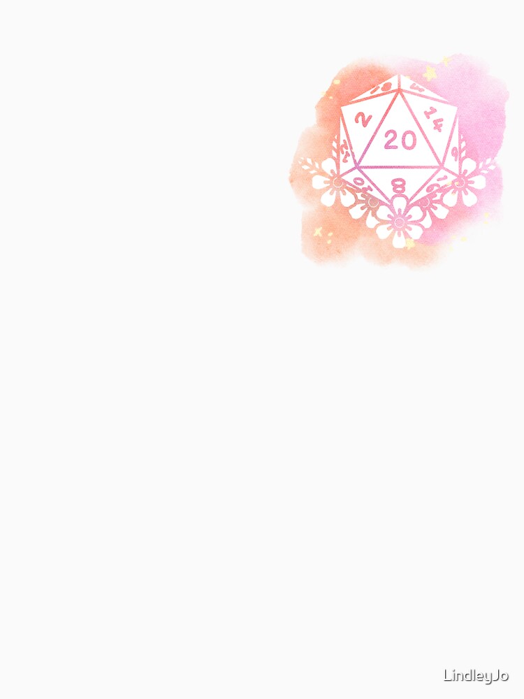 Watercolour D20 by LindleyJo