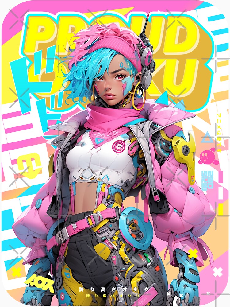 HYPERPOP CYBERPUNK SPRAYER GIRL ✦ by PROUD OTAKU BRAND