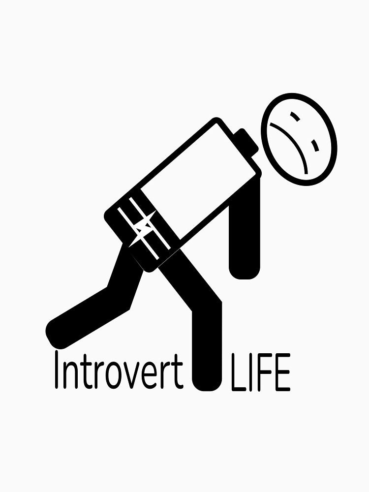 Introvert Life – Social Battery Low by anekee