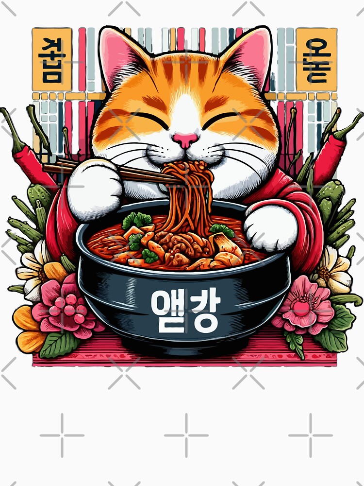 Ramen Cat Delight by RkskArt