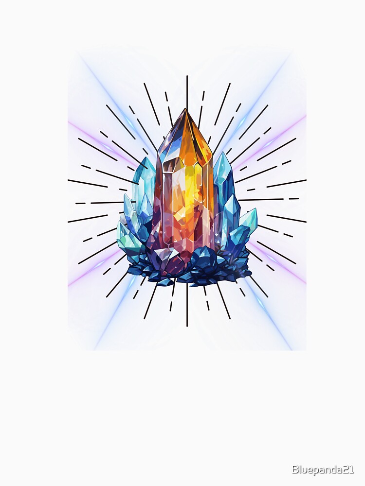 Crystal energy spiritual design by Bluepanda21