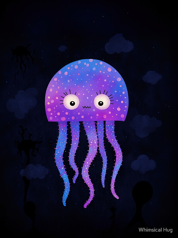 Cosmic Jellyfish Glow by Whimsical Hug