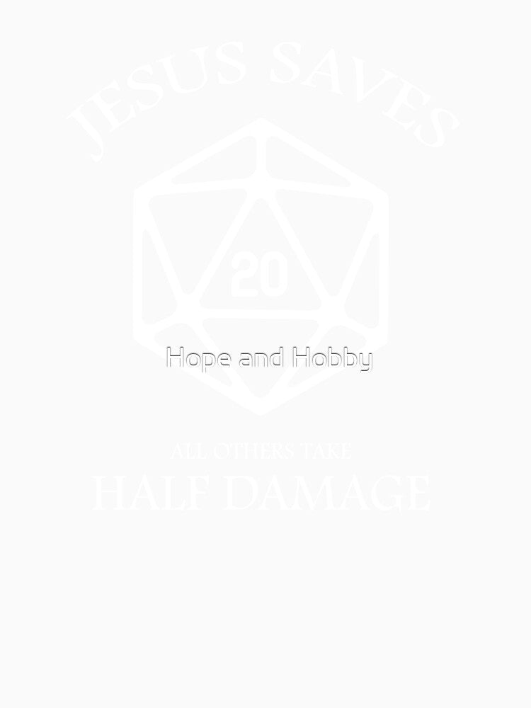 D20 Jesus Saves by Theodore Cory