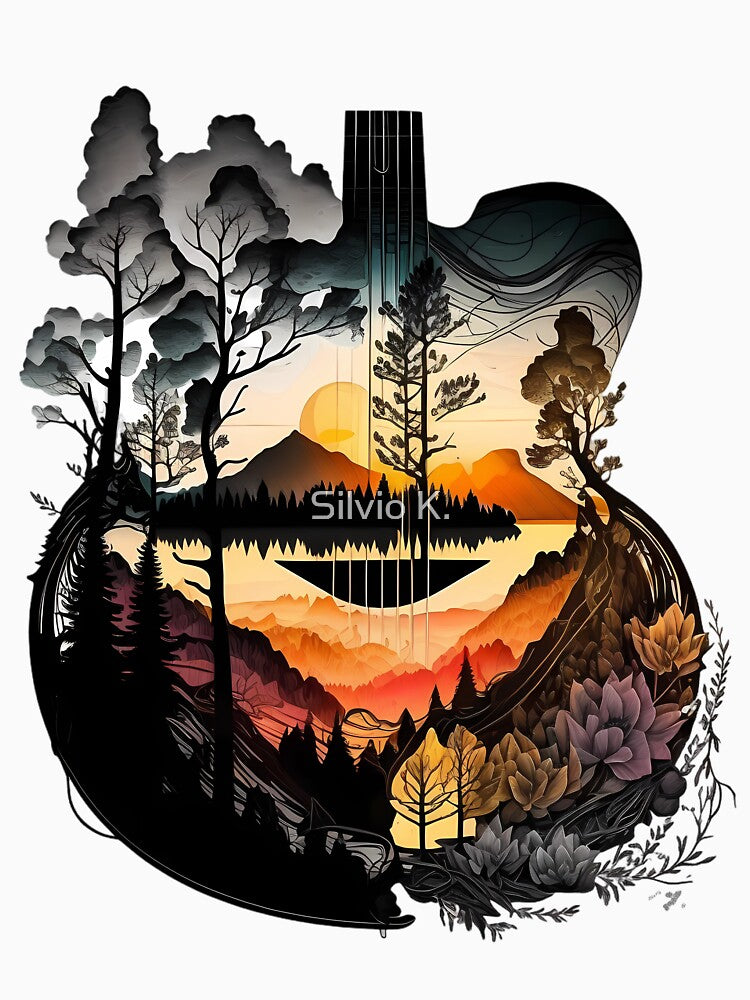 Fusion of Guitar and Nature by Silvio K.