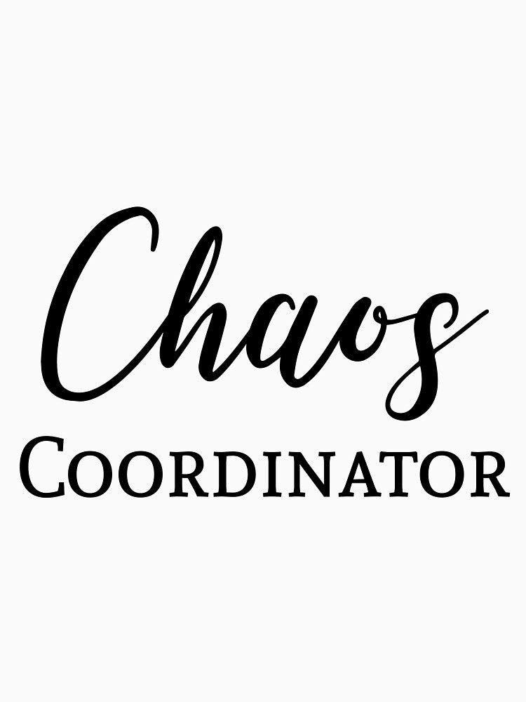 Chaos Coordinator Bridezilla Wedding Planner T-Shirt by SimplyDefined