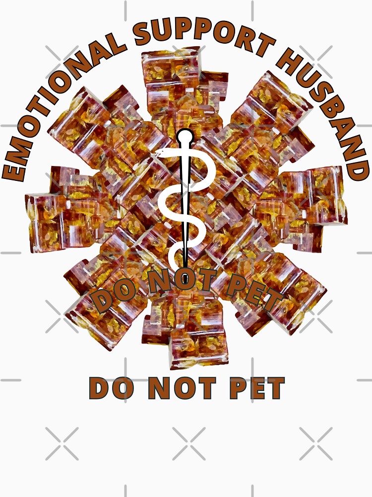 Emotional Support Husband Do Not Pet Vanadinite Powered Design by ArtDesignTp