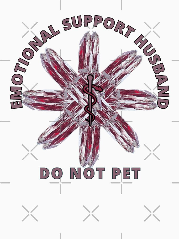 Emotional Support Husband Do Not Pet Proustite Powered Design by ArtDesignTp