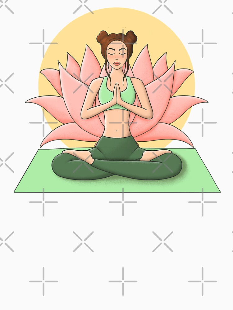 Girl Meditating by AestheticAnnette
