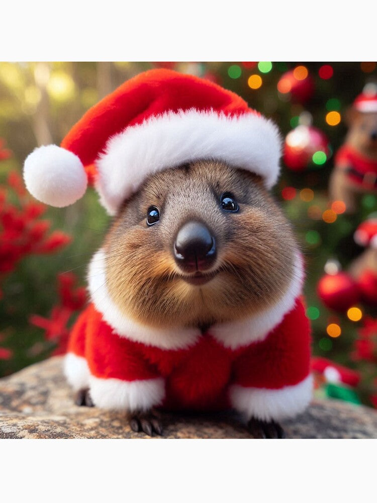 Santa Quokka 2 by Sybille-Yates