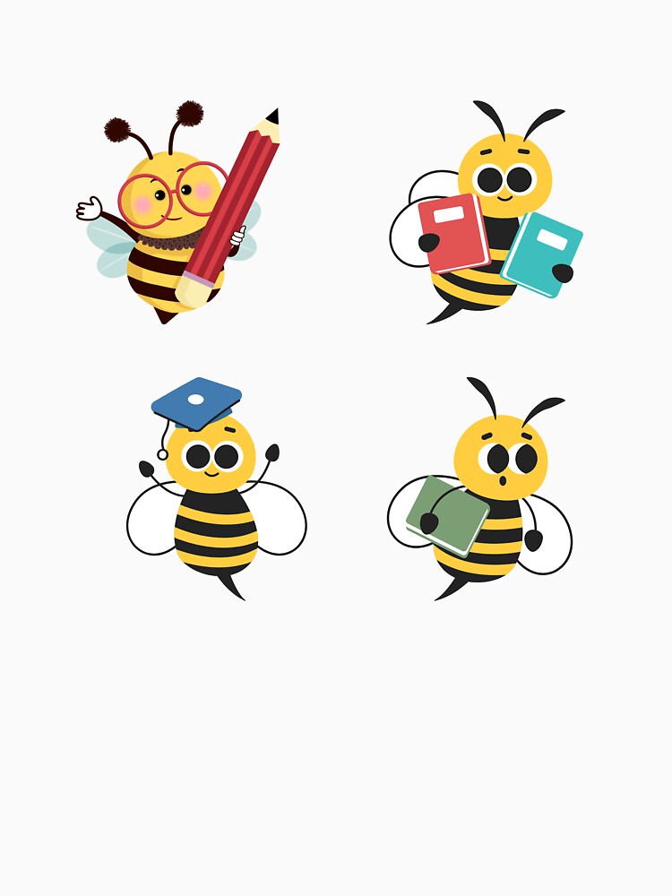Teacher Bees Sticker Pack by InfiniteSticker