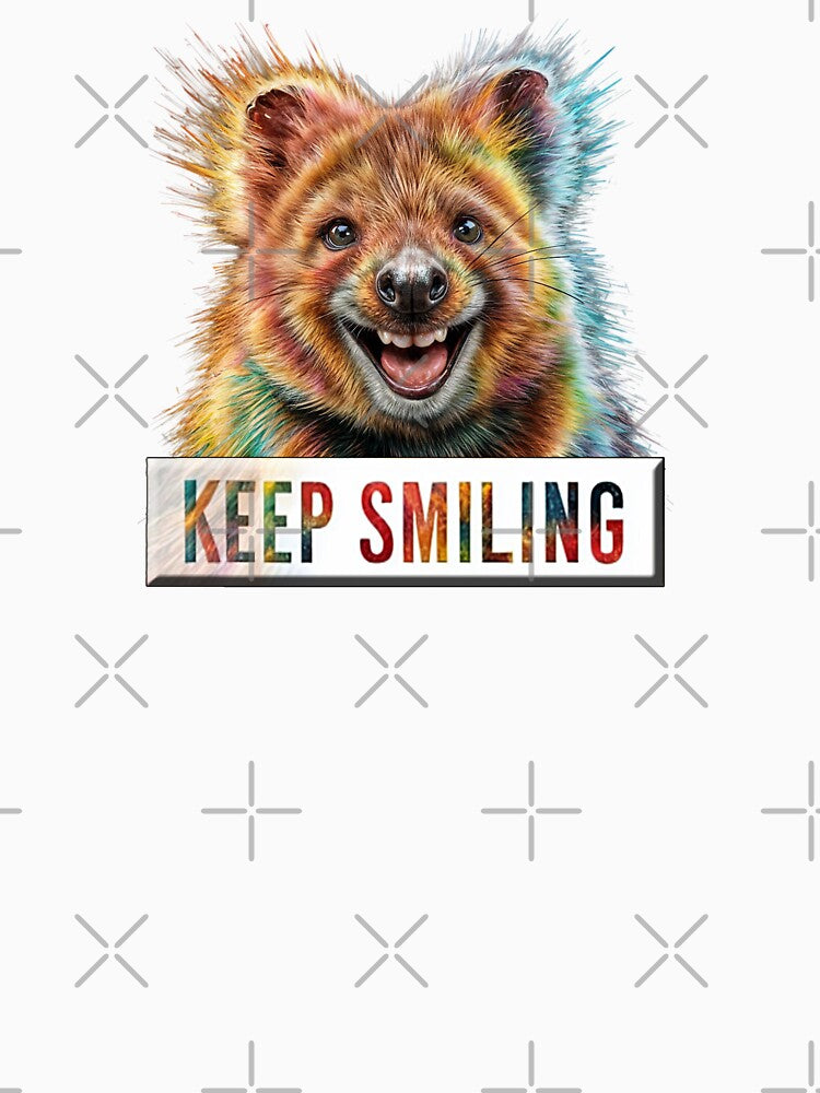 Rainbow Bliss: The Quokka's Smile by NickTaroDesign