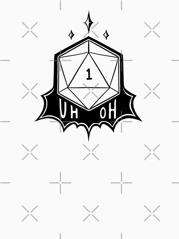 Uh Oh D20 by Phinnium