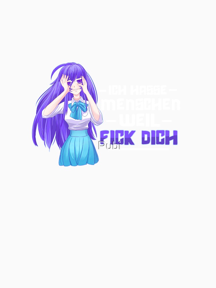 I hate people because fuck you by Pubi