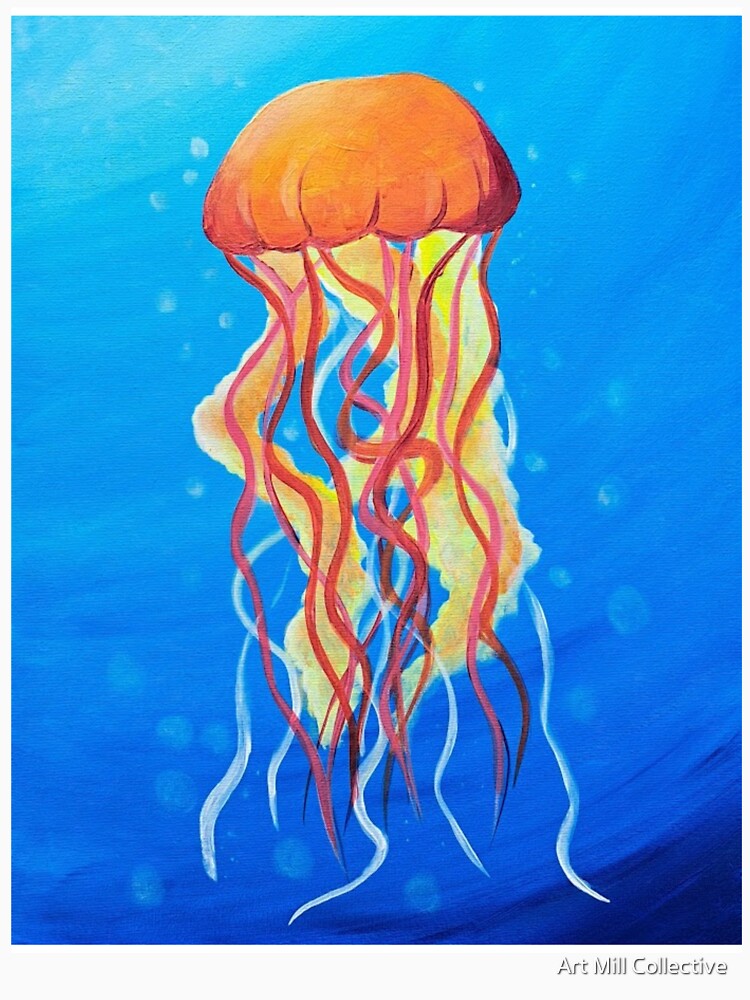 The Deep Glow Jelly Fish by Art Mill Collective