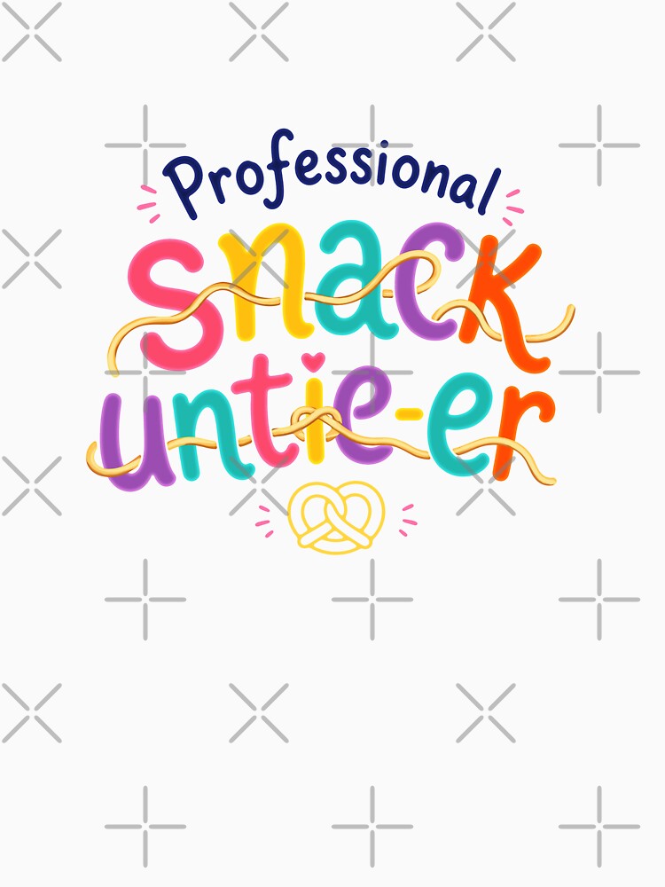 Professional Snack Untie-er Funny Toddler Mom Daycare Teacher by MalisoStickers