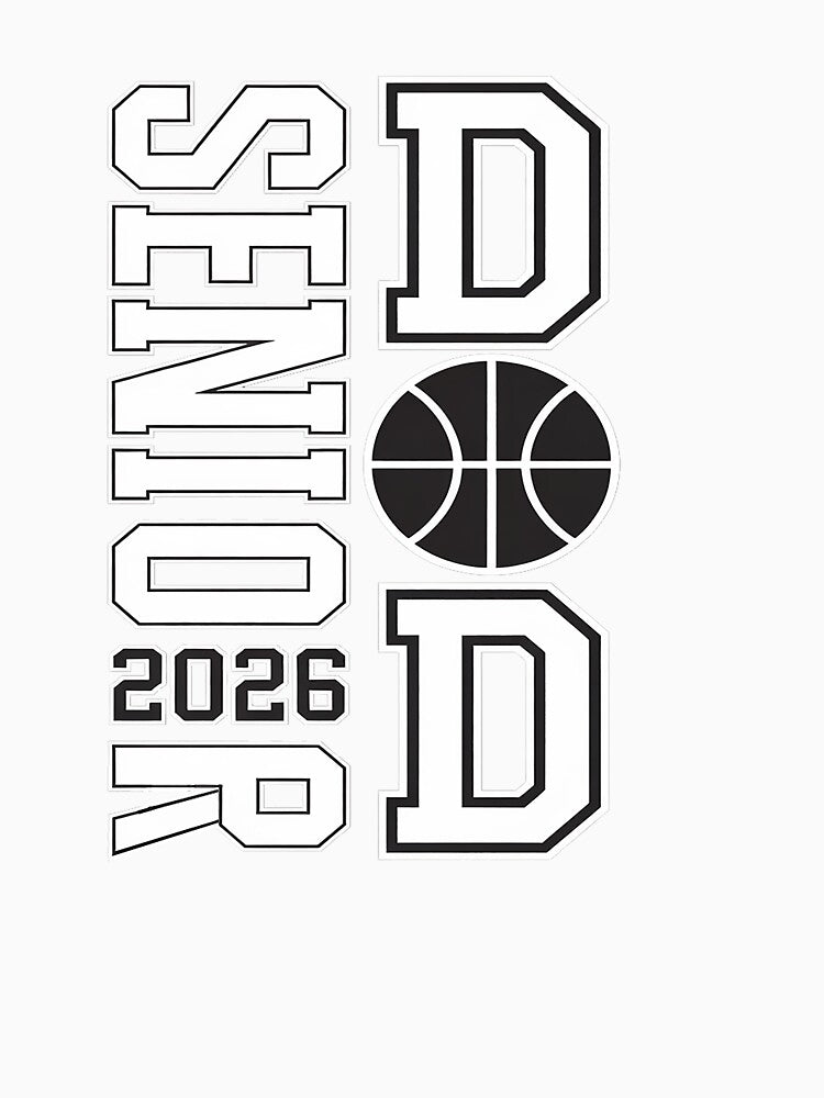 Proud Dad Of A 2026 Senior Graduate Basketball Senior 26 by RonnasJackson