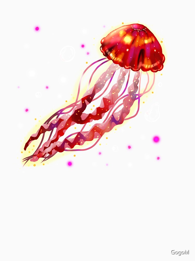 Pretty Red Jellyfish by GogoM