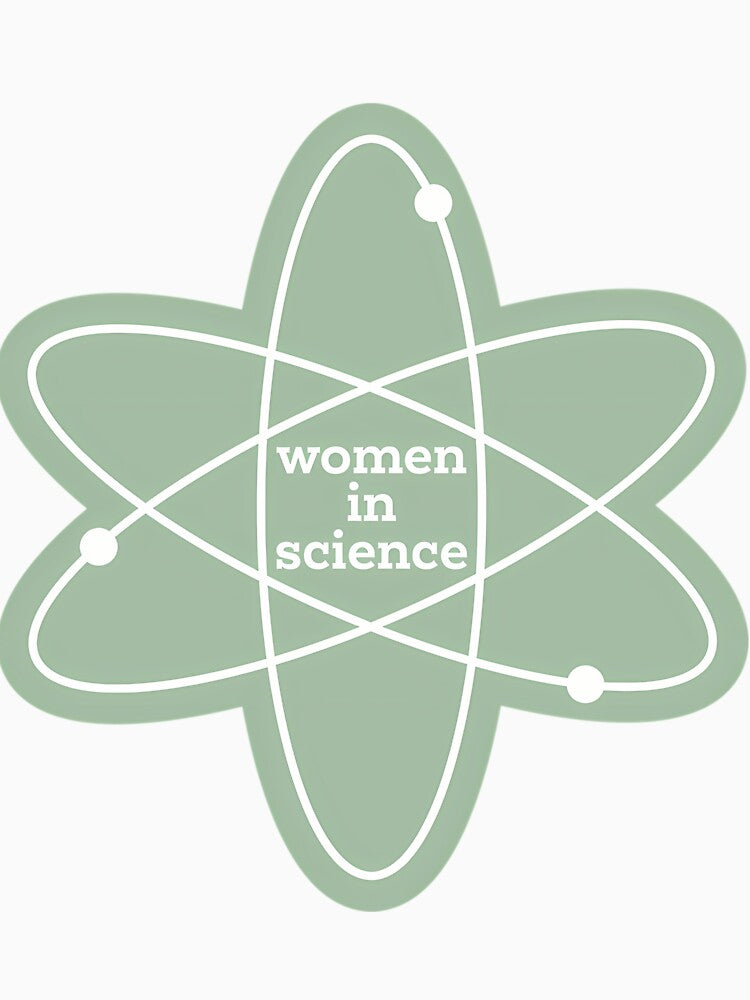 Women In Science Atom Badge by voeyykhu25