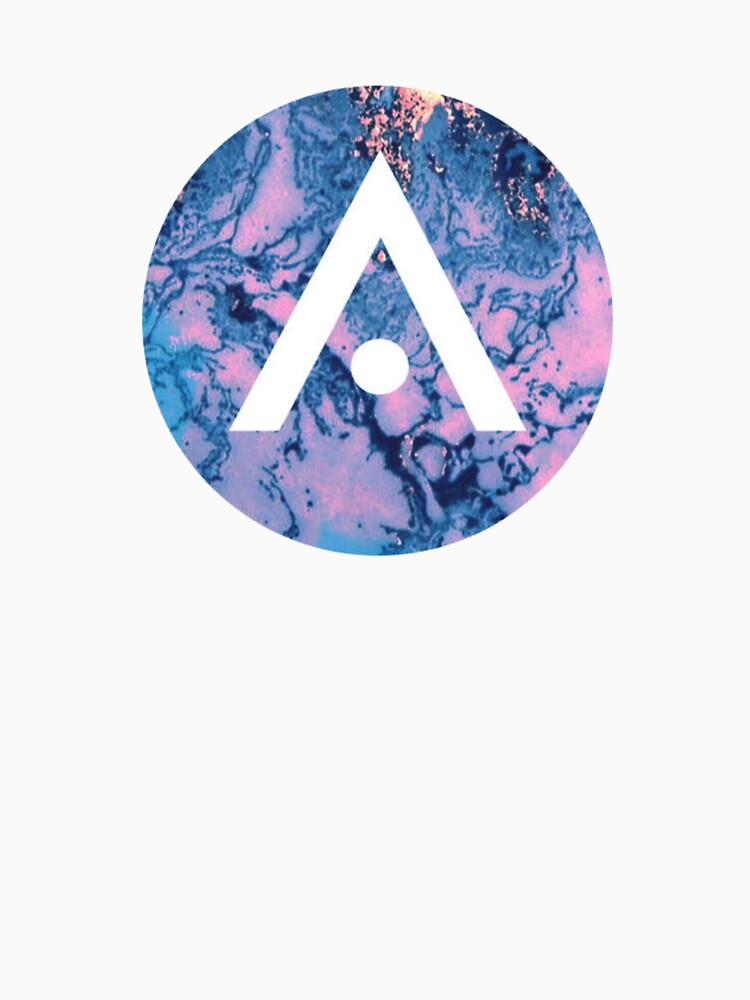 Pink and Blue Marble Aveda Logo by Dalaura