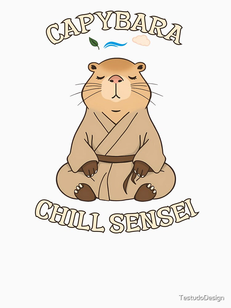 Capybara Chill Sensei by TestudoDesign