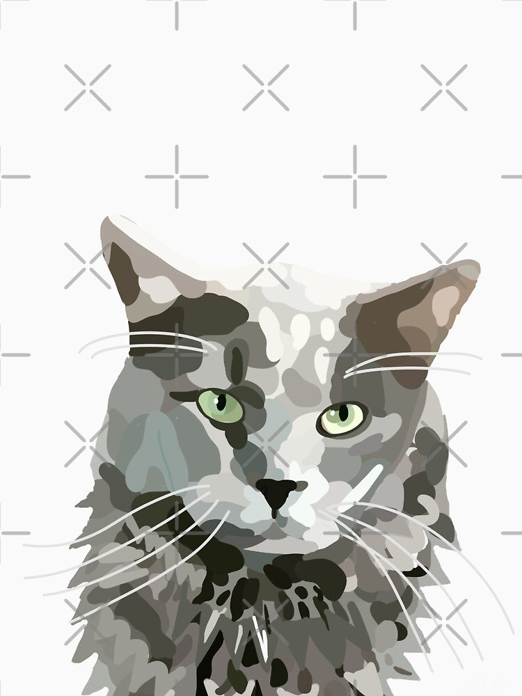 long haired cat by Mekredez