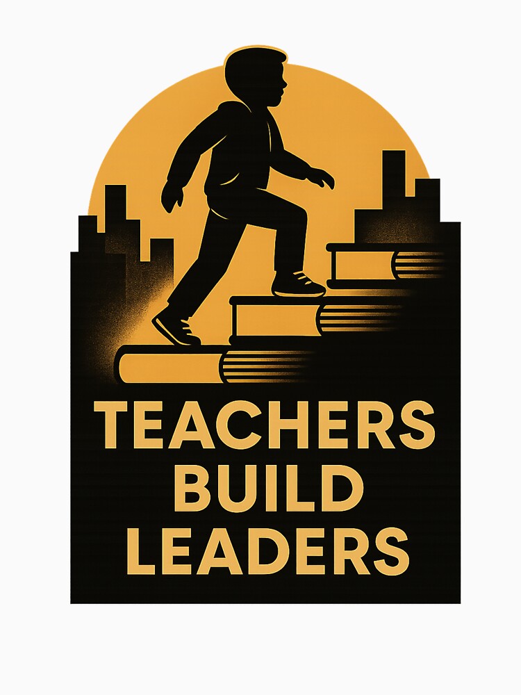 Empowered Educator Shirt – Bold Black Teacher Art Tee by Admoore7