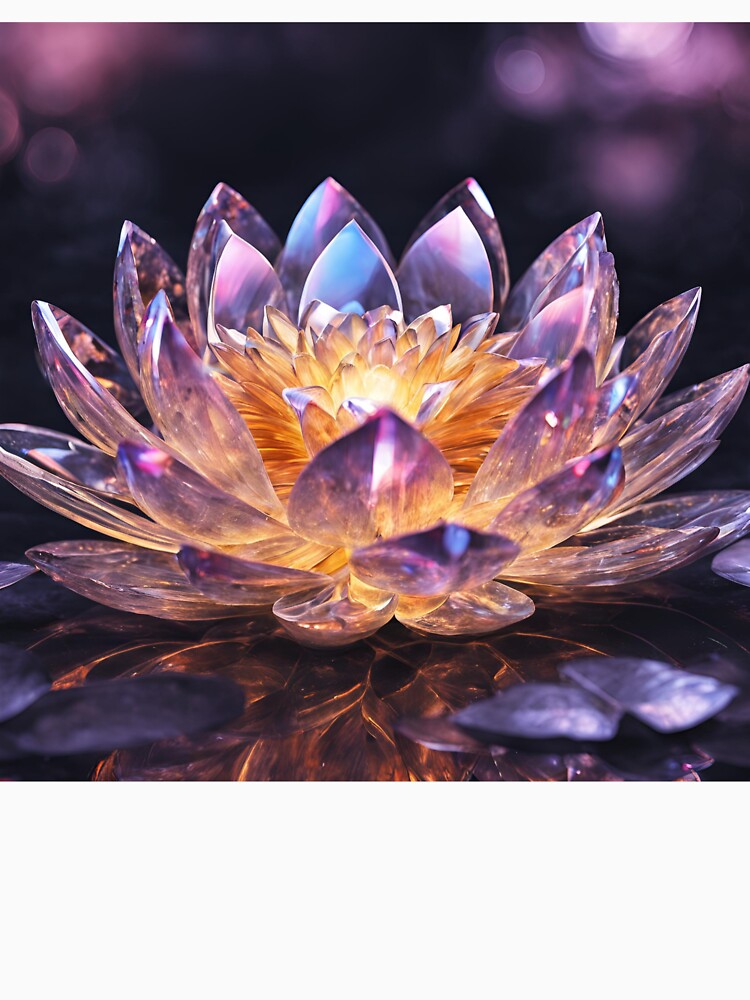 Celestial Lotus Crystal by Samarpanartz