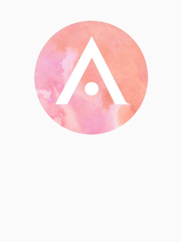 Orange and Pink Watercolor Aveda Logo by Dalaura