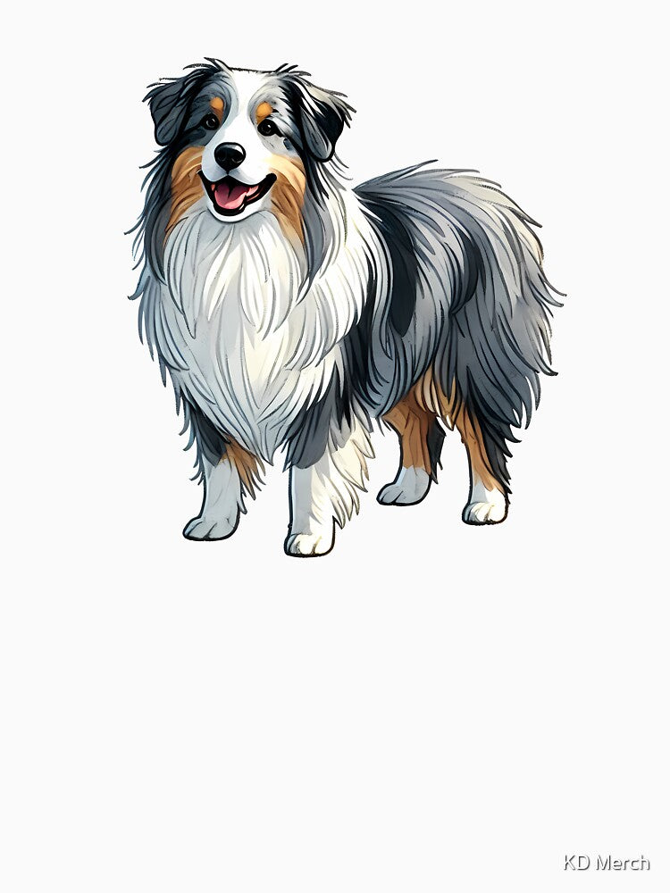Australian Shepherd by KD Merch