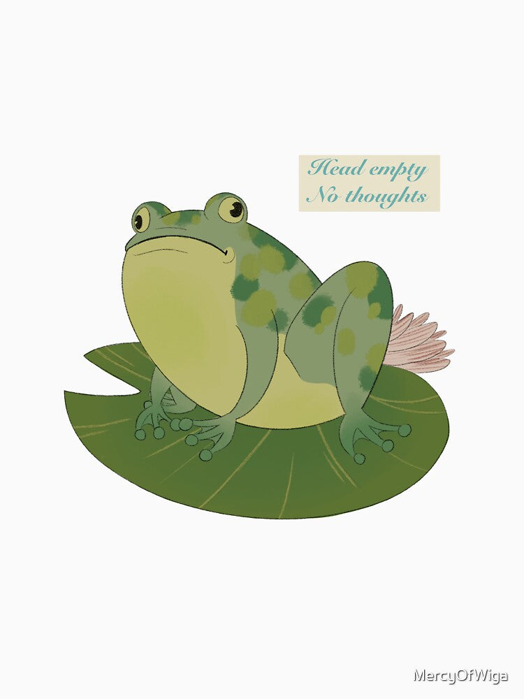 Head empty No thoughts Froggy by MercyOfWiga