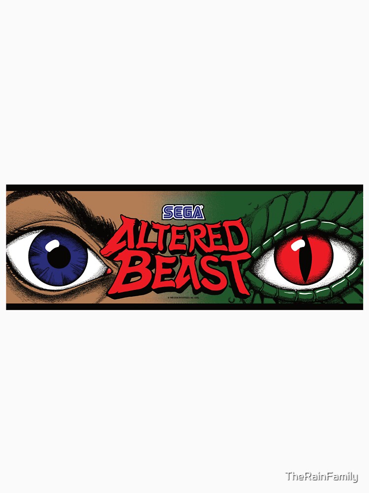 Retro Altered Beast Arcade Marquee Style Design by TheRainFamily