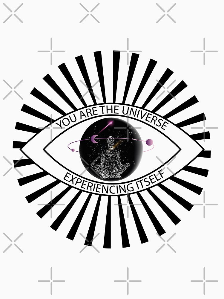 You are the universe experiencing itself - spiritual quotes universe by Vivid-wear