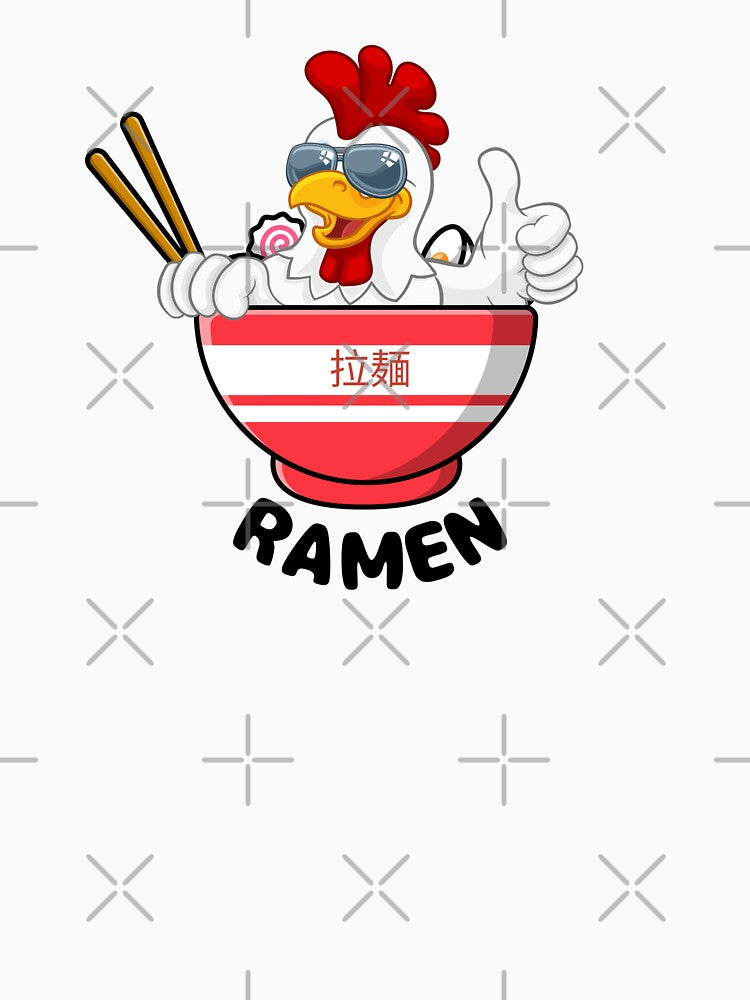 chicken ramen noodles bowl funny by Pride-Casuals