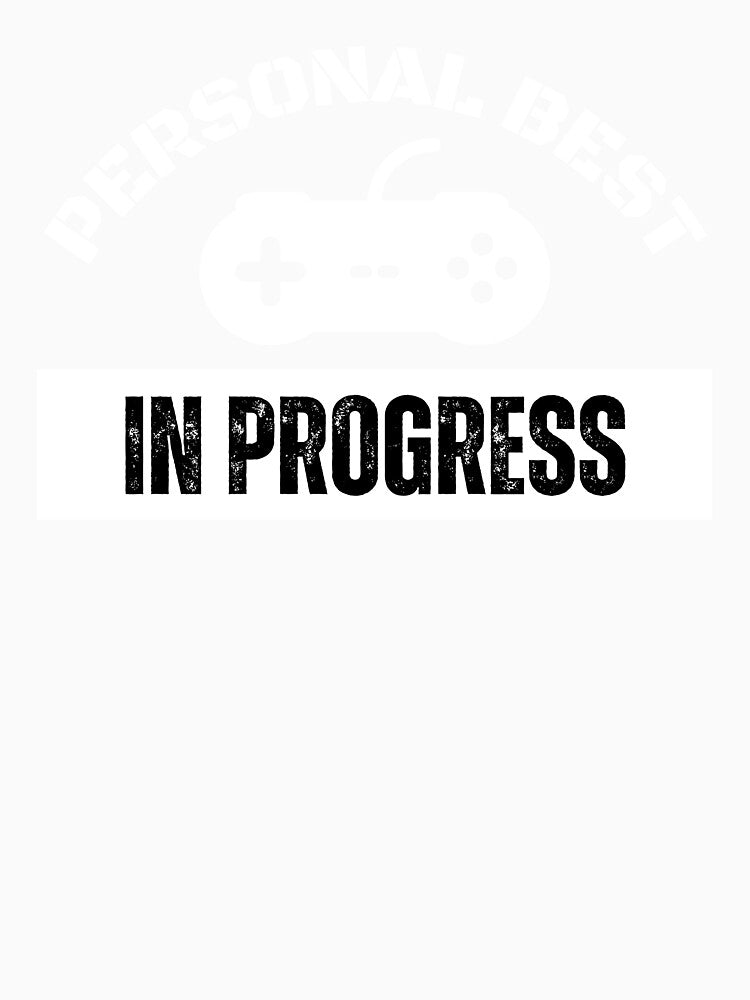 Personal Best in Progress – Retro Controller Arcade Style by PHRASEandSTYLE