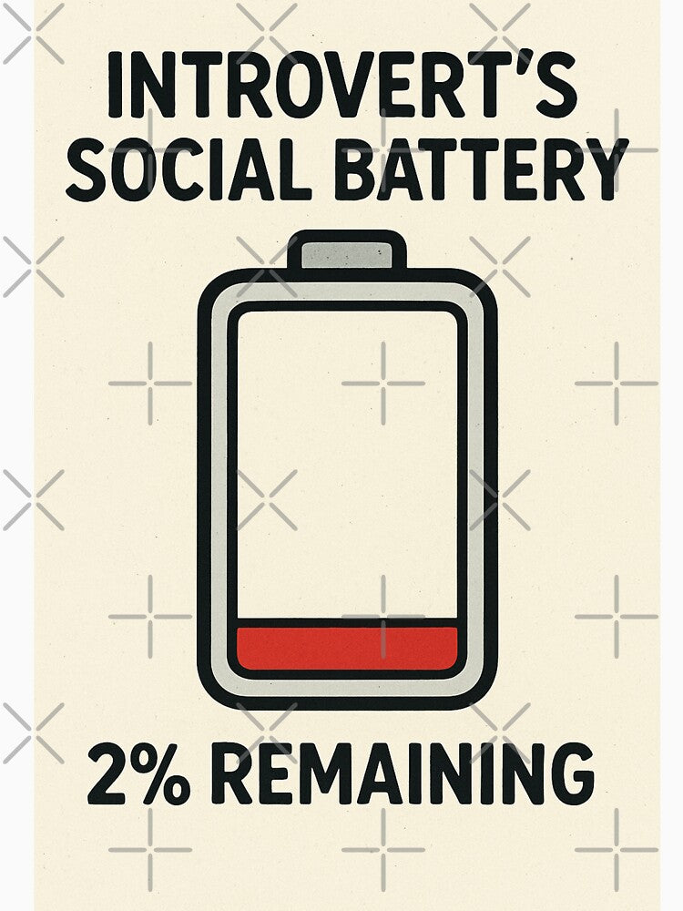 Introvert Social Battery 2% by PeodeesCrazy