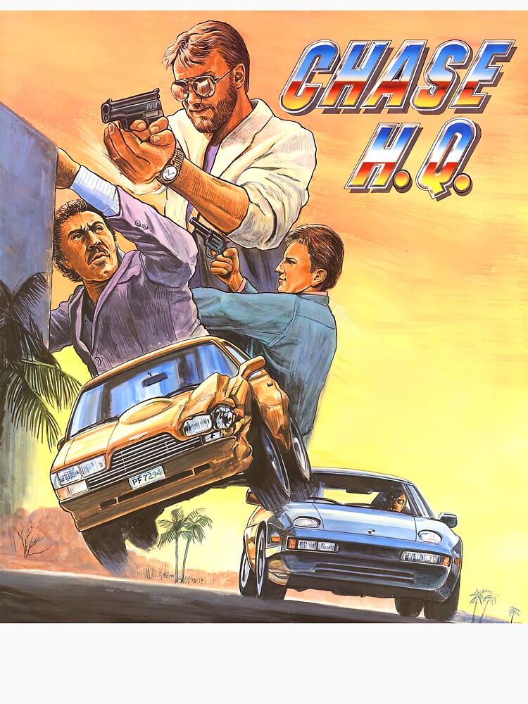 Chase HQ Retro Arcade Game Poster by Retr0Tshirts