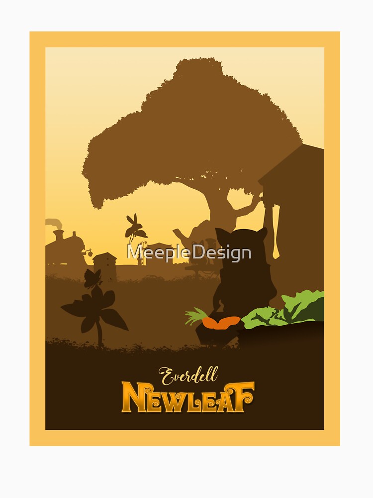 Everdell Newleaf - Board Games - Minimalist Travel Poster Style - Board Game Art (Authorised) by MeepleDesign
