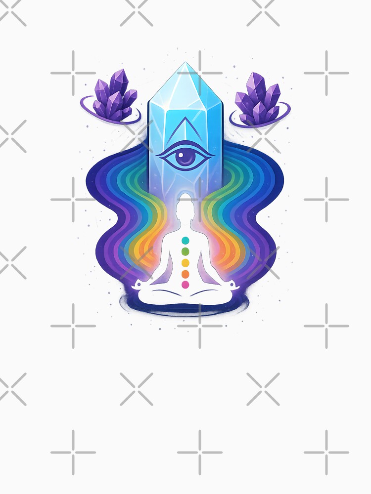 Opalite Amethyst Cosmic Fusion – Chakra Alignment Mandala by W963x