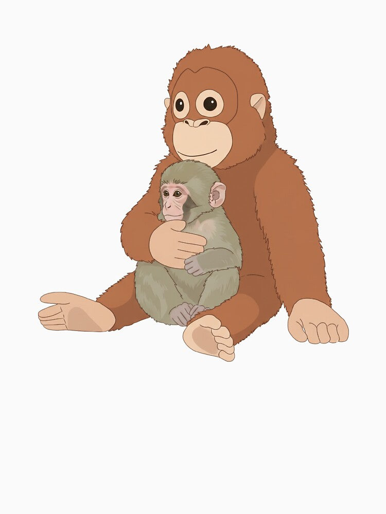 Baby Monkey Punch, Abandonment Monkey, Emotional Support by minlik