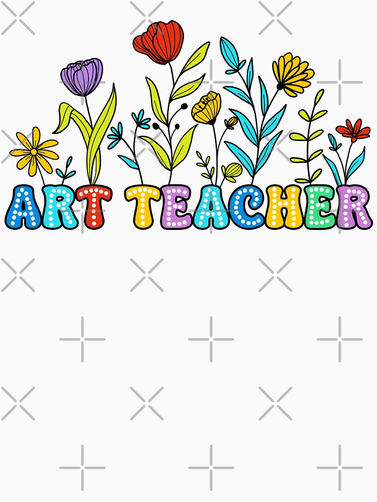 Art teacher floral, Art teacher design by godleo