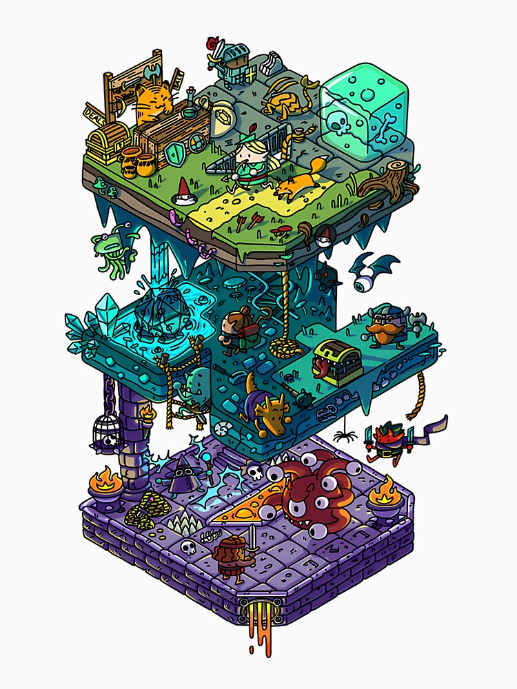 Dungeons And Isometric Dragons by AmandaMayfield1