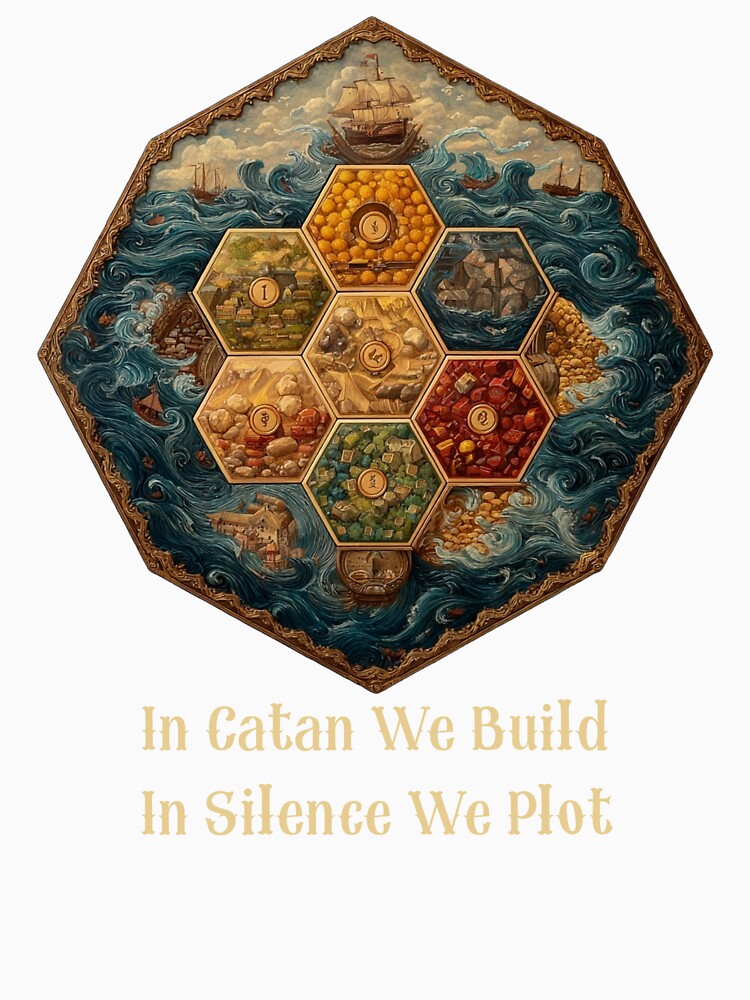Settlers of Catan Board Game by Oak and Willow Goods