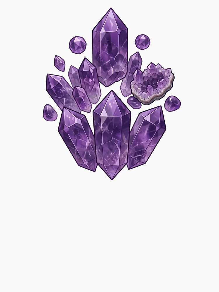 Mystic Amethyst Crystal Cluster by SweetKath19
